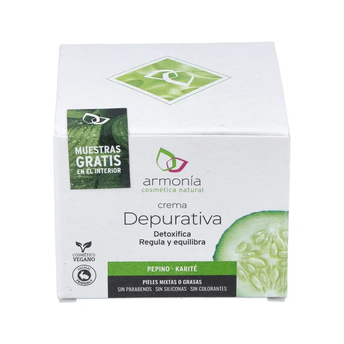 ARMONIA Crema Depurativa de Pepino y Karité 50 ml ARMONIA Crema Depurativa de Pepino y Karité 50 ml
