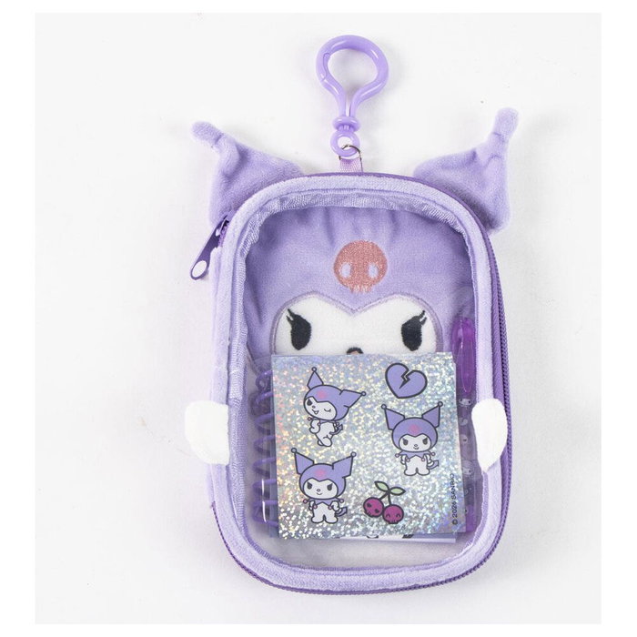 Cerdá Set de Papelería Peluche Hello Kitty Kuromi Púrpura