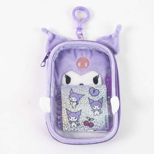Sanrio Set de Papelería Peluche Hello Kitty Kuromi 11.5 x 17.0 x 3.0 cm