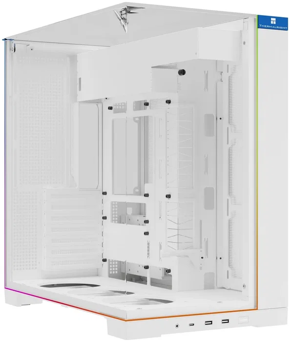 Thermalright A70 White ARGB Torre Completa SPCC/Vidrio Templado Negro Thermalright A70 White ARGB Torre Completa SPCC/Vidrio Templado Negro