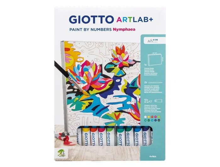 Giotto Set de dibujo pintura por números nenufar Giotto Set de dibujo pintura por números nenufar