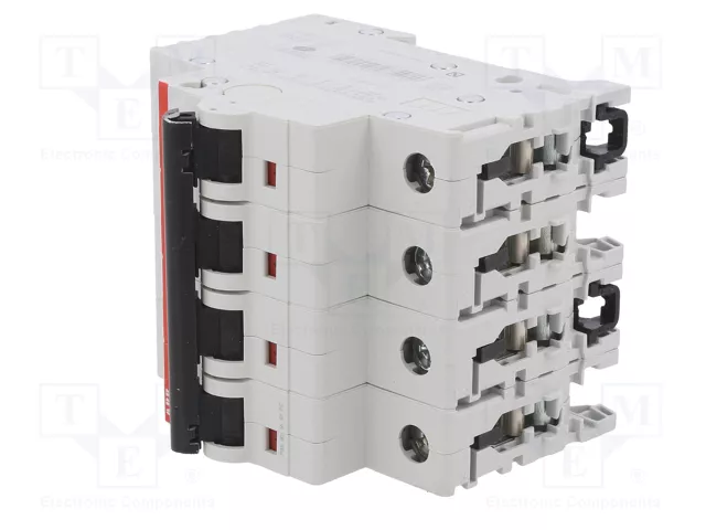 ABB S204-C40 Interruptor magnetotérmico de 4 polos 40A 6kA ABB S204-C40 Interruptor magnetotérmico de 4 polos 40A 6kA