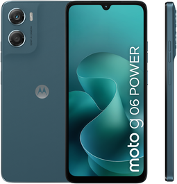 Motorola moto g06 power - Smartphone 6.88" Android 15, 8 GB RAM 256 GB, Batería 7000 mAh, Cámara 50 MP, 4G Dual SIM, Color Azul