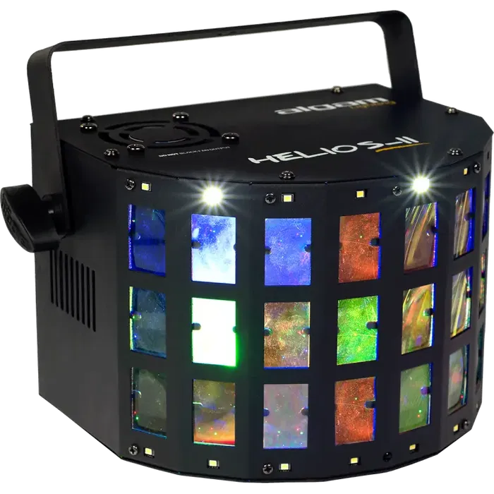 Algamlight Helios II Derby 2 en 1 con Stroboscope 4x 3W LEDs RGBW y 16x 0.5W LEDs Blancos para Eventos
