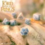 Q Workshop El Señor de los Anillos Set de 7 Dados Rivendell (Piedra) inevitable