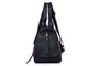 Lucky Bees Mochila 945 v2 Cuero de Polivinilo Negro para Mujer Elegante y Sofisticada