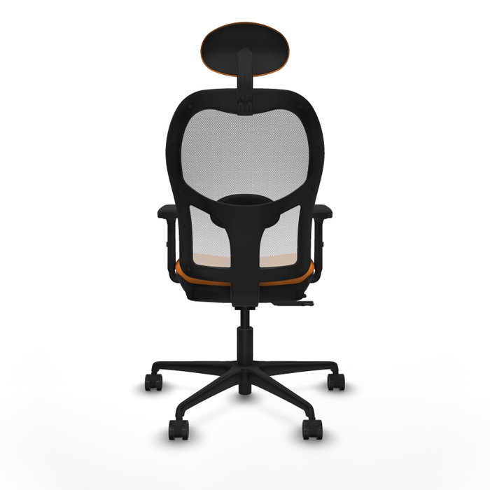 PIQUERAS Y CRESPO Silla de oficina Jorquera Naranja y Blanco PIQUERAS Y CRESPO Silla de oficina Jorquera Naranja y Blanco