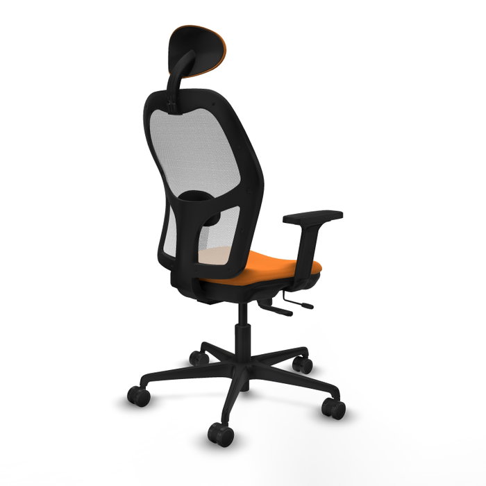 PIQUERAS Y CRESPO Silla de oficina Jorquera Naranja y Blanco PIQUERAS Y CRESPO Silla de oficina Jorquera Naranja y Blanco