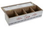 Caja Infusiones Alpino DKD Home Decor Blanco Rojo 9 x 8 x 29 cm (6 Unidades)
