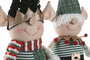 DKD Home Decor Figura Elfo Surtido de 2 Piezas en Poliéster