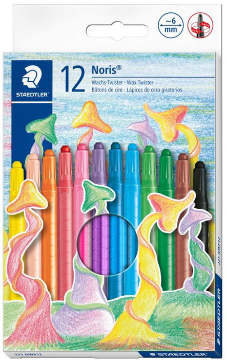 STAEDTLER Ceras 221 Noris Club Giratoria Estuche de 12 Colores