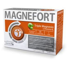 DIETMED Magnefort 30 Comp. para Energía, Fatiga, Músculos, Huesos, Función Psicológica e Inmunitaria