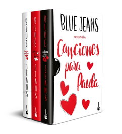 BOOKET Estuche Trilogía Canciones para Paula, Blue Jeans - BESTSELLER