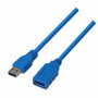 Aisens Cable Alargador USB 3.2 Gen 1, USB A Macho a USB A Hembra, 2m, Azul