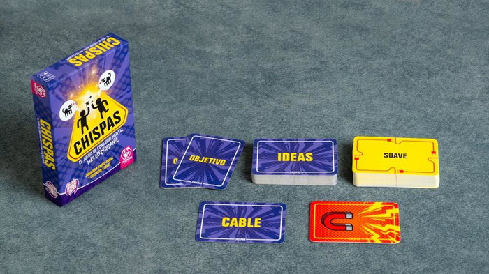 Tranjis Games sl Juego de Mesa ¡Chispas! Colaborativo y de Conexión Mental para Grupos, Creativo y Divertido