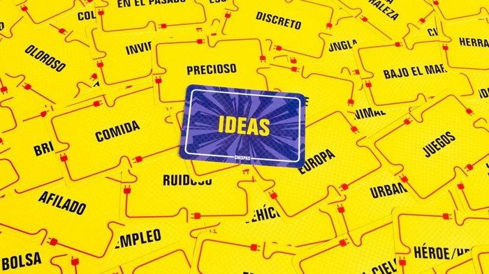 Tranjis Games sl Juego de Mesa ¡Chispas! Colaborativo y de Conexión Mental para Grupos, Creativo y Divertido