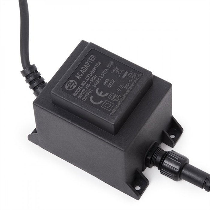 Transformador LED 70W 230VAC/24VAC Sumergible IP68 Transformador LED 70W 230VAC/24VAC Sumergible IP68