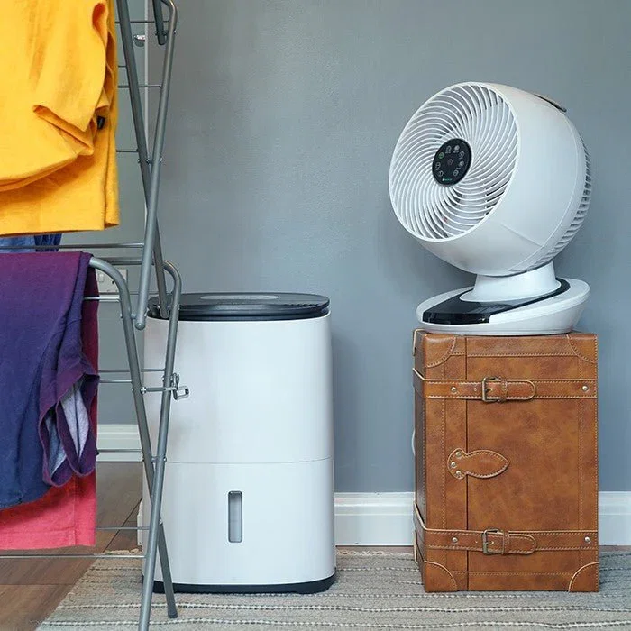 Meaco Meacofan 1056 Ventilador con oscilación 360°, 12 velocidades, Blanco