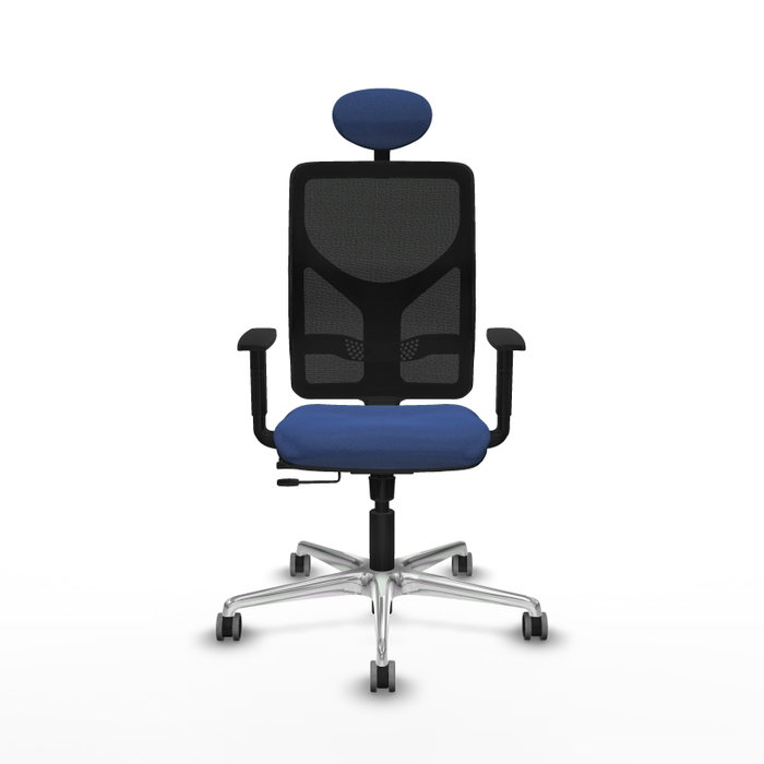 PIQUERAS Y CRESPO Silla de oficina Motilla con mecanismo Sincro/Traslack, Azul marino y Negro PIQUERAS Y CRESPO Silla de oficina Motilla con mecanismo Sincro/Traslack, Azul marino y Negro