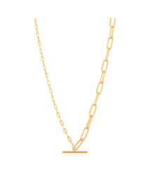 Ania Haie Collar Chain Reaction en Plata de Ley Dorado de 40cm