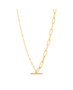 Ania Haie Collar Chain Reaction en Plata de Ley Dorado de 40cm