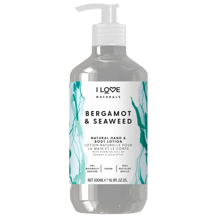 I Love Loción Hidratante Naturals Collection Bergamota & Algas 500 ml I Love Loción Hidratante Naturals Collection Bergamota & Algas 500 ml