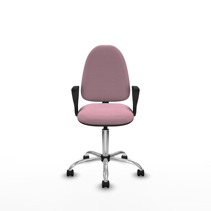 PIQUERAS Y CRESPO Silla de oficina Aýna Rosa con brazos fijos PIQUERAS Y CRESPO Silla de oficina Aýna Rosa con brazos fijos