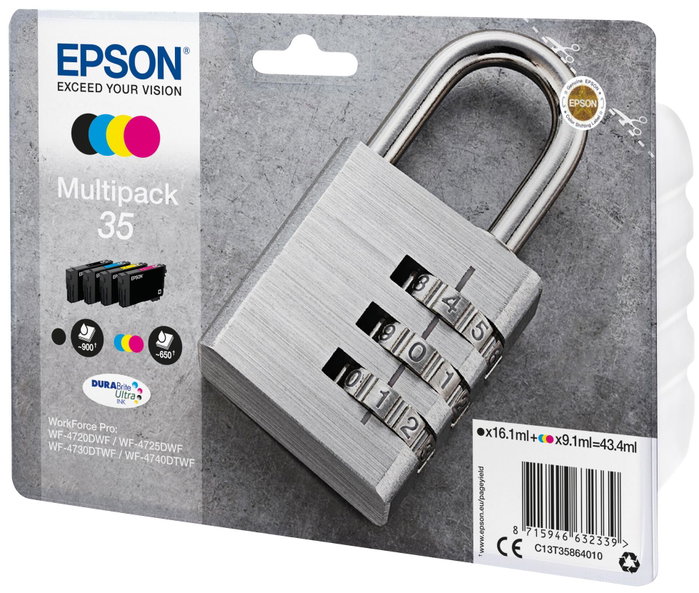 Epson Multipack 35 DURABrite Ultra C13T35864010 (4 colores) Epson Multipack 35 DURABrite Ultra C13T35864010 (4 colores)