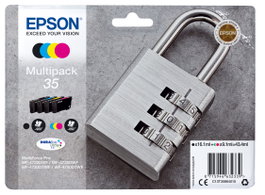 Epson Multipack de Tinta 35 C13T35864010 Negro, Cian, Magenta y Amarillo
