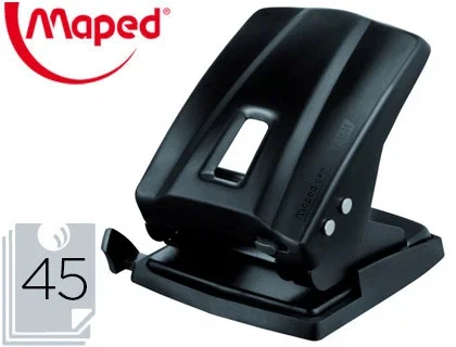 MAPED Taladro de 2 Punzones Essentials Metal Negro MAPED Taladro de 2 Punzones Essentials Metal Negro