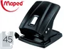 MAPED Taladro de 2 Punzones Essentials Metal Negro