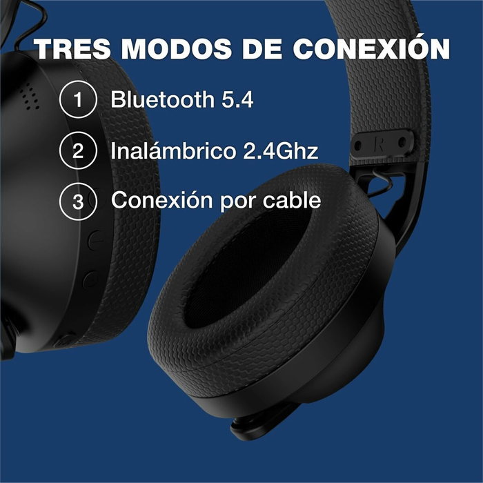 COOLBOX Auriculares WB01 RGB Negro