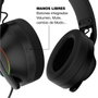 COOLBOX Auriculares WB01 RGB Negro