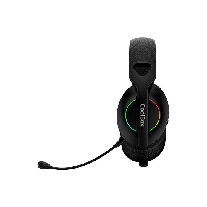 COOLBOX Auriculares WB01 RGB Negro