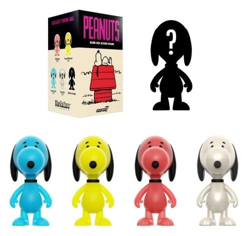 Super7 Vintage Peanuts Figuras Mini More Snoopies Wave 05 Blind Box Display (12)