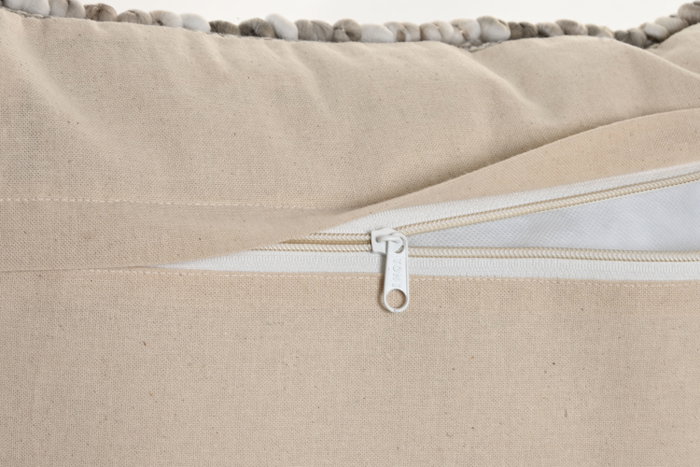 DKD Home Decor Cojín Algodón Poliéster Beige 45x45 DKD Home Decor Cojín Algodón Poliéster Beige 45x45