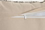 DKD Home Decor Cojín Algodón Poliéster Beige 45x45