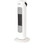 Calefactor PTC Vertical Blanco 800/1600W con Ventilador y Termostato