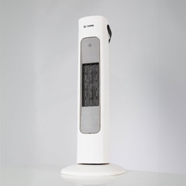 Calefactor PTC Vertical Blanco 800/1600W con Ventilador y Termostato