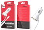 AVANT CONNECT Cargador de Coche con Cable Micro USB 1A Blanco - Carga Rápida para el Automóvil