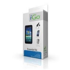 Igo Accesorio Essential Kit para iPad 2 con Funda de Silicona, Protector de Pantalla y Cargador de Coche