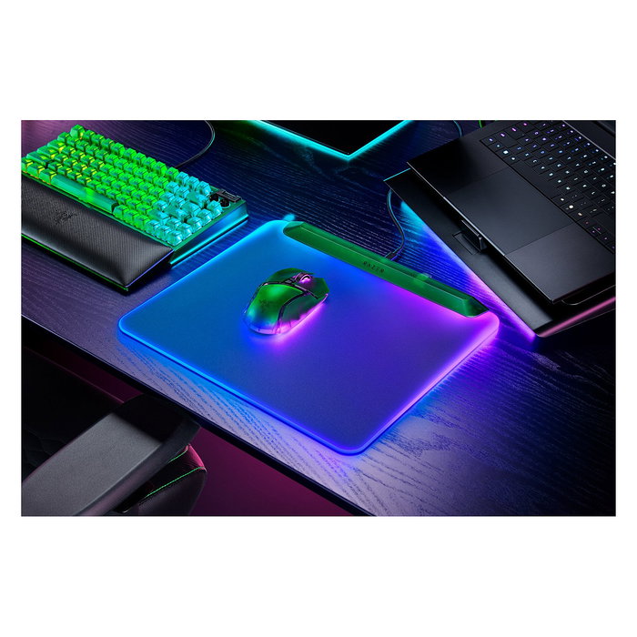 Razer V2 Pro Phantom Edition Alfombrilla de Ratón para Juegos Verde RGB USB con Suministro de Corriente Antideslizante