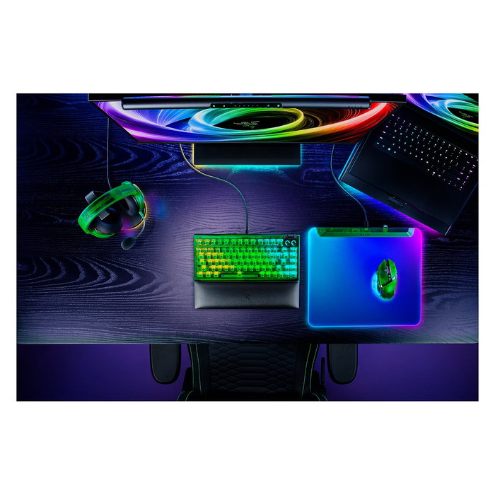 Razer V2 Pro Phantom Edition Alfombrilla de Ratón para Juegos Verde RGB USB con Suministro de Corriente Antideslizante