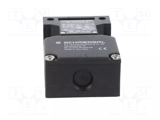 SCHMERSAL Interruptor de seguridad AZ 16 NC + NA negro SCHMERSAL Interruptor de seguridad AZ 16 NC + NA negro