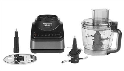 Ninja BN650EU Procesador de Alimentos Auto-iQ 850W Negro y Plateado
