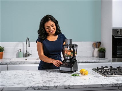 Ninja BN650EU Procesador de Alimentos Auto-iQ 850W Negro y Plateado