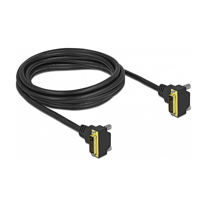 DeLOCK Cable DVI-D 18+1 en ángulo a 18+1 en ángulo 3 m