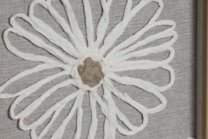 Cuadro Shabby DKD Home Decor Beige Blanco 2 x 30 x 20 cm Set de 3 (2 Unidades)