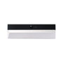 Edm Aplique solar rectangular 4 W 500 lm, 3.000/4.000/6.500 K, con sensor, Negro