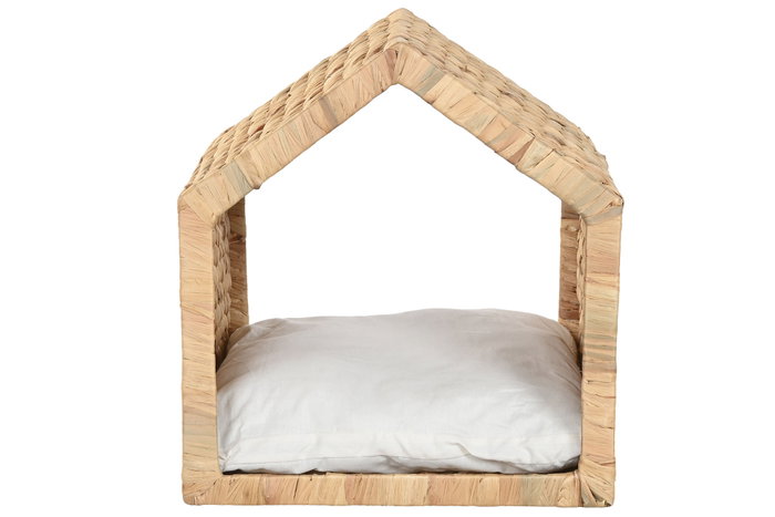 DKD Home Decor Cama para Mascota de Jacinto de Agua y Metal 43x43x46 cm DKD Home Decor Cama para Mascota de Jacinto de Agua y Metal 43x43x46 cm